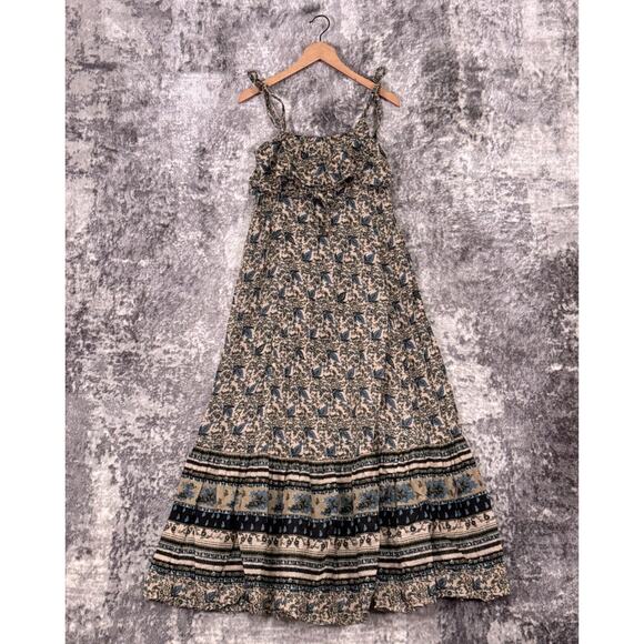 Free People Dress XS Womens Tangier Baby Doll Midi Maxi Bohemian - Picture 1 of 8